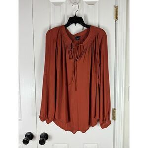 Torrid Womens Burnt Orange Blouse Size 2